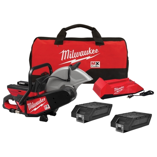 Milwaukee MXF314-2XC Cut-Off Saw Kit, Battery Included, 14 in Dia Blade, 5350 rpm Speed