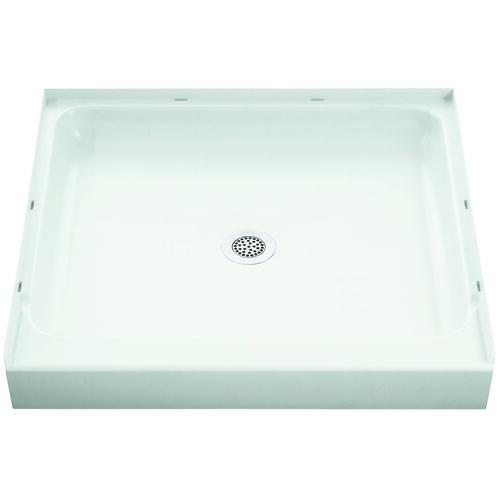 STERLING 72101100-0 Ensemble Shower Base, 34 in L, 36 in W, 5-1/2 in H, Vikrell, White, Alcove Installation