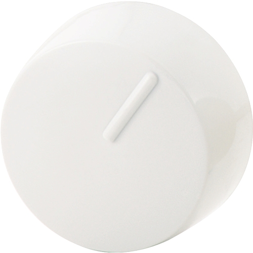 Eaton RKRD-W-BP Replacement Knob, Polycarbonate, White, For: RI061, RI06P and RI101 Rotary Dimmers