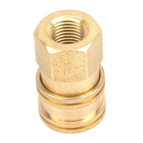 Quick Coupler, 1/4 in Connection, FNPT, Brass