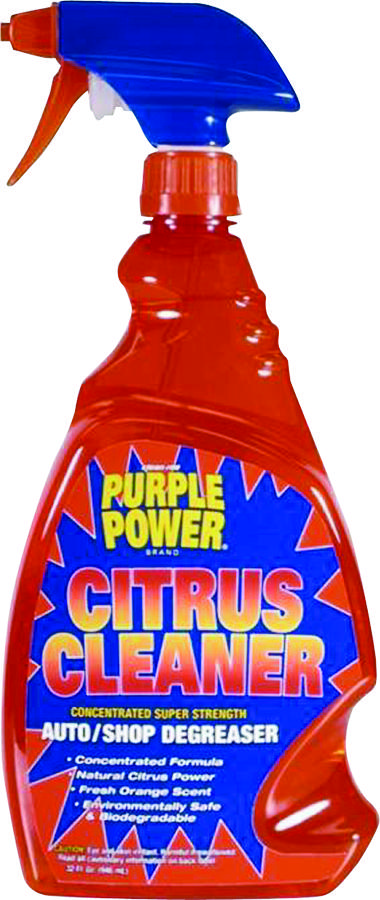 PURPLE POWER 4398PS Citrus Cleaner, 32 oz Bottle, Liquid, Pleasant Orange