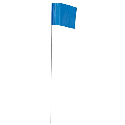 Stake Flag, 2-1/2 in L, 3-1/2 in W, Blue - pack of 100