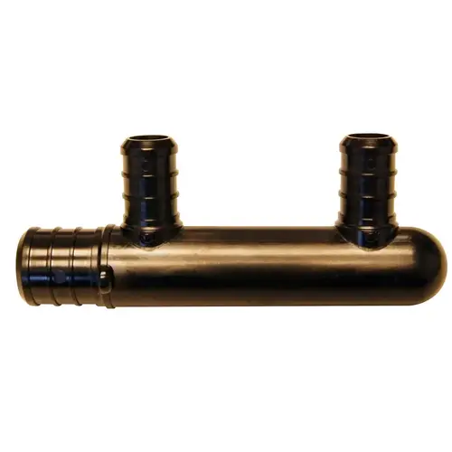 MANIFOLD CLOSED 2 PORT Black