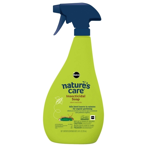 Nature's Care Ready-to-Use Insecticidal Soap, Liquid, Spray Application, Indoor, Outdoor, 24 oz