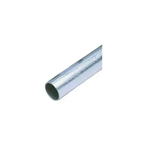 EMT Conduit, 10 ft L, Galvanized Steel, Galvanized