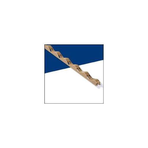 Palruf 92771 Closure Strip, 2 ft L, 1-1/4 in W, Asphalt Saturated Glass - pack of 6