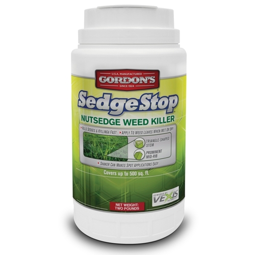 Gordon's 8423152 Sedge Stop Nutsedge Weed Killer, Granular, 2 lb Shaker Can