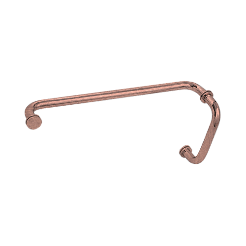 Antique Brushed Copper 8" Pull Handle and 18" Towel Bar BM Series Combination With Metal Washers