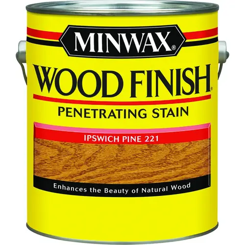 Wood Finish Wood Stain, Ipswich Pine, Liquid, 1 gal, Can