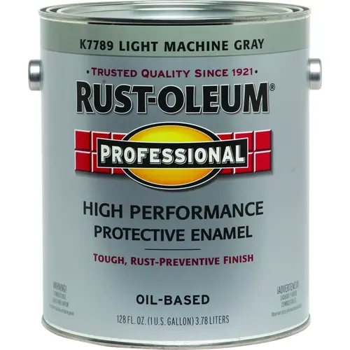 PROFESSIONAL Protective Enamel, Gloss, Light Machine Gray, 1 gal Can - pack of 2