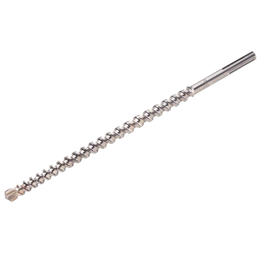 Drill Bit, 5/8 in Dia, 21 in OAL, Wide Flute, 4-Flute, 5/8 in Dia Shank, SDS-Max Shank Silver