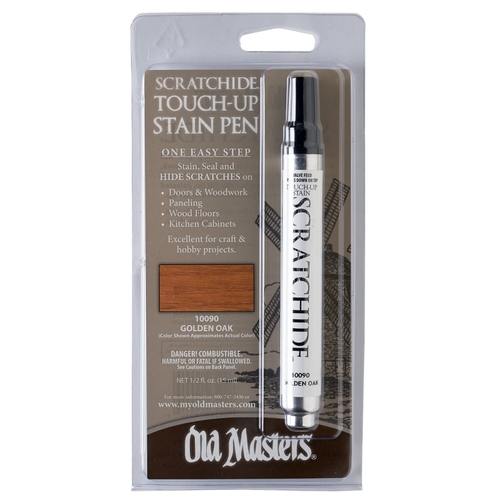 Scratchide Touch-Up Pen, Golden Oak, Liquid, 0.5 oz