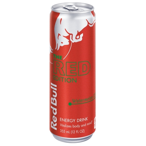 Red Bull RB234435 Energy Drink, Watermelon Flavor, 12 oz Can
