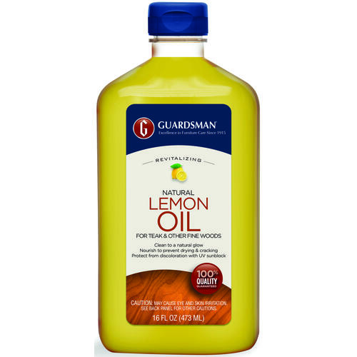 Lemon Oil, 16 oz, Yellow, Liquid, Slight