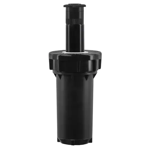 Professional Pressure Regulated Spray Head, FPT, 2 in H Pop-Up, 10 to 15 ft, Fixed Nozzle Black