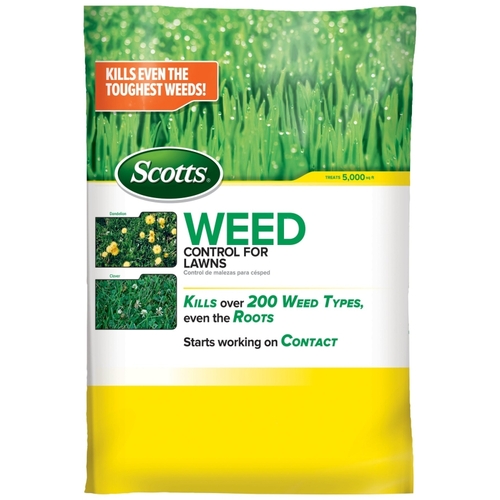 Weed Control, Solid, Spreader Application, 14 lb Bag
