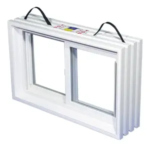 Duo-Corp PNP Slider White Glass/Vinyl Window 16 in. W X 31-7/8 in. L 1 pk Duo-Corp PNP Slider White Glass/Vinyl Window 16 in. W X 31-7/8 in. L 1 pk