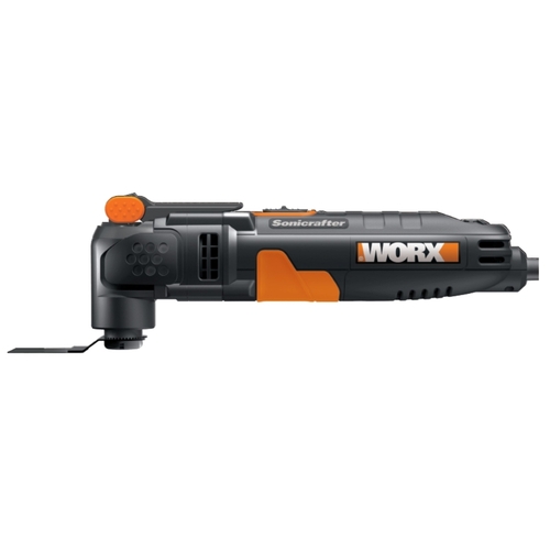 Worx WX679L.1 Oscillating Tool, 3 A, 11,000 to 21,000 opm, 3.2 deg Oscillating, 1-1/8, 1-3/8 in Blade