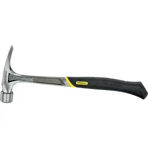 Anti-Vibe Series Framing Hammer, 28 oz Head, Rip Claw, Checkered Head, Steel Head, 16 in OAL