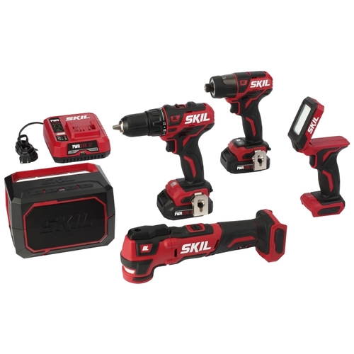 Combination Kit, Battery Included, 12 V, Lithium-Ion Battery