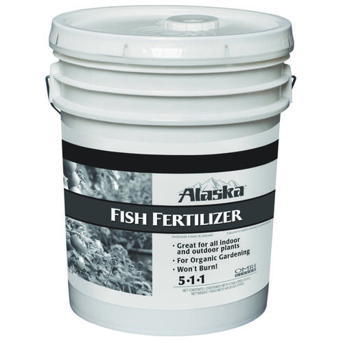 Alaska 9301205 Fish Fertilizer, 5 gal Pail, Liquid, 5-1-1 N-P-K Ratio