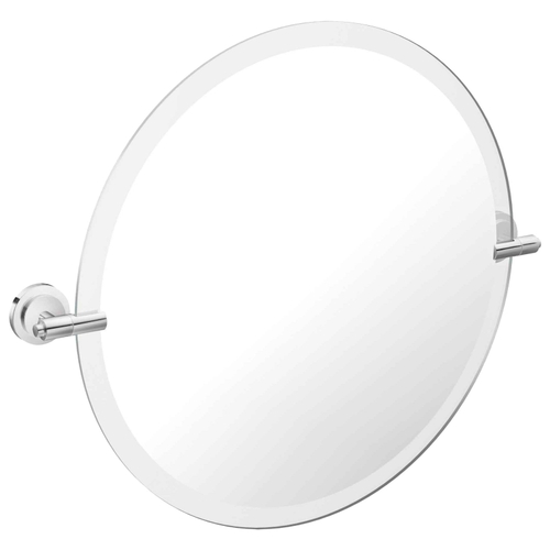 Iso Round Mirror Bright Chrome Finish