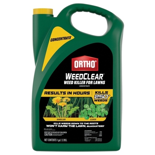 Ortho 0204810 WeedClear Concentrated Lawn Weed Killer, Liquid, Spray Application, 1 gal Bottle