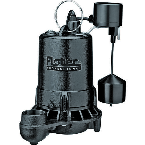 Professional Series Sump Pump, 1-Phase, 7 A, 115 V, 0.75 hp, 1-1/2 in Outlet, 25 ft Max Head, 1800 gph