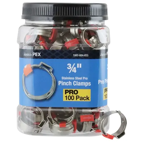 CLAMP PINCH 3/4IN - pack of 100