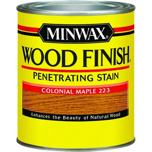 Wood Finish Wood Stain, Colonial Maple, Liquid, 1 qt, Can - pack of 4