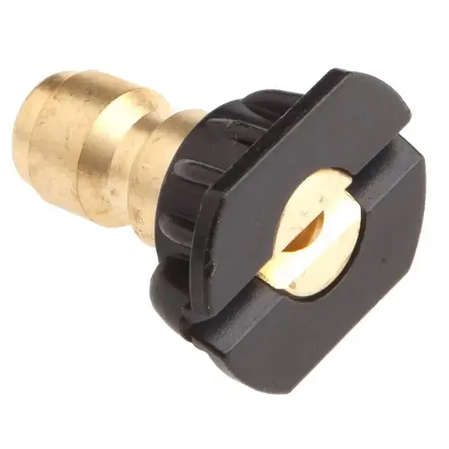 Soap Nozzle, 65 deg Angle, 1/4 in Nozzle, Brass Black