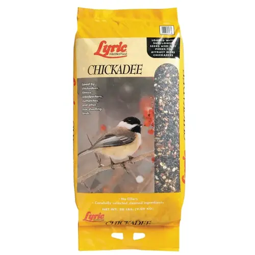 Chickadee Wild Bird Food, Premium Sunflower & Nut Mix, 20 Lbs.