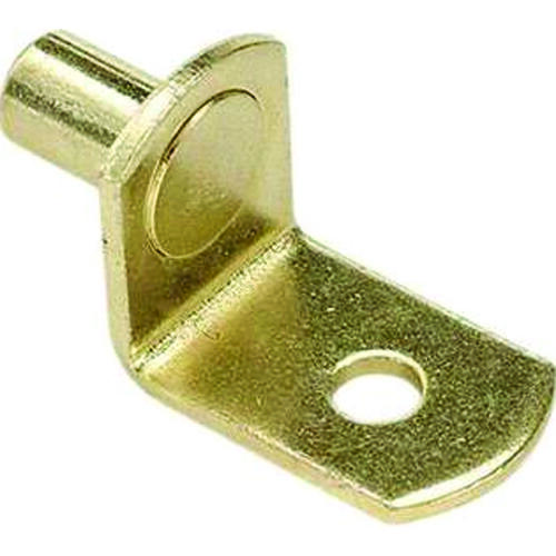 Shelf Support Clip Steel N/A Ga. 3/8" L Brass-Plated - pack of 120