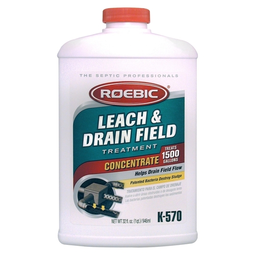 ROEBIC K570Q4 Leach and Drain Field Opener, Liquid, Clear, 1 qt
