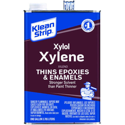 Klean Strip GXY24 Xylene Thinner, Liquid, Pungent Aromatic, Sweet, 1 gal, Can