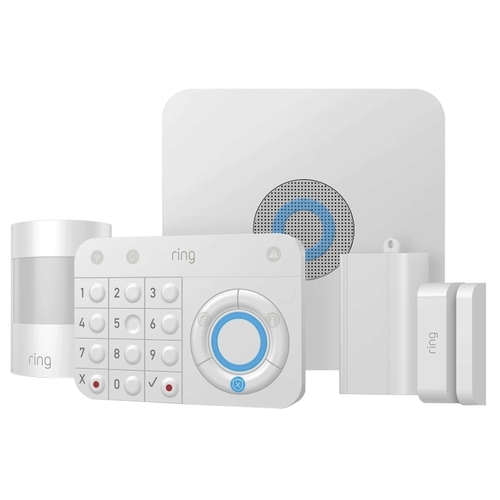 Ring 4K11S7-0EN0 Alarm Security Kit, White