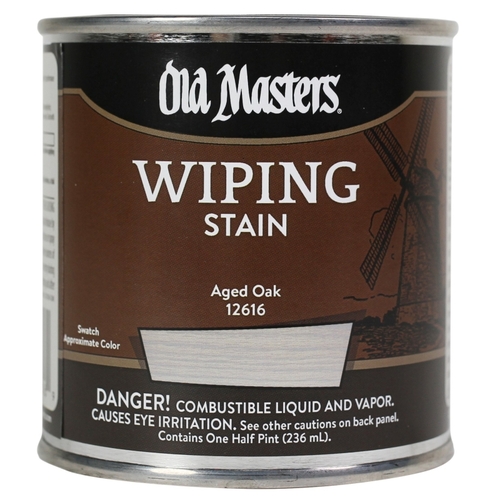 Wiping Stain, Aged Oak, Liquid, 0.5 pt, Can