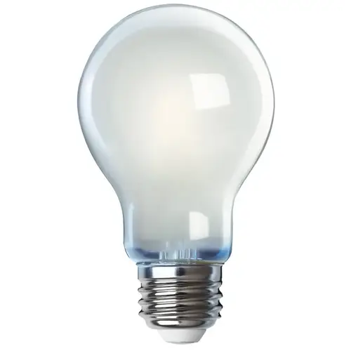LED Bulb, General Purpose, A19 Lamp, 60 W Equivalent, E26 Lamp Base, Dimmable, Frosted - pack of 24