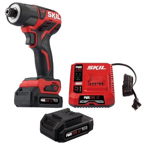 SKIL ID574402 Impact Driver, Battery Included, 12 V, 2 Ah, 1/4 in Drive