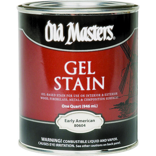 Old Masters 80604 Gel Stain, Early American, Liquid, 1 qt, Can