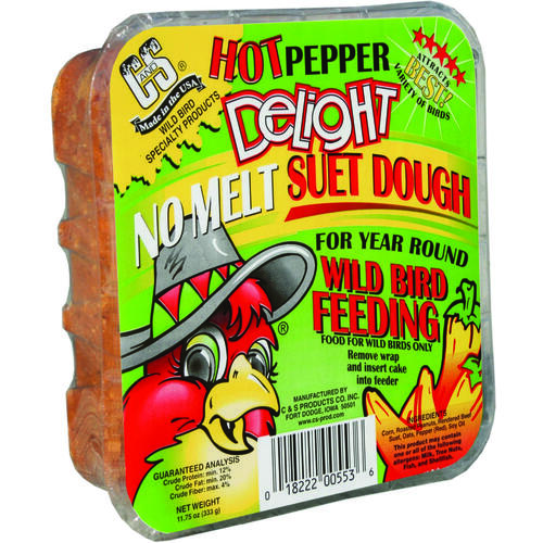 C & S 12553XCP12 Wild Bird Food Hot Pepper Delight Assorted Species