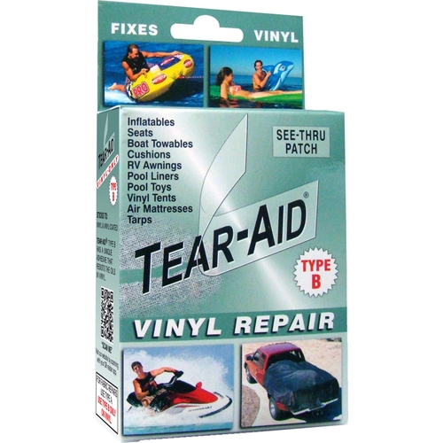 Tear-Aid D-KIT-B01-100 Vinyl Repair Patch Clear