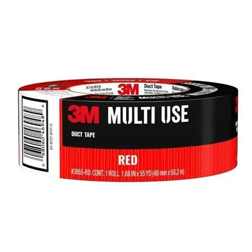 3M 3955-RD 1.88 In. x 45 Yd. (48mm x 41.1m) Red Duct Tape