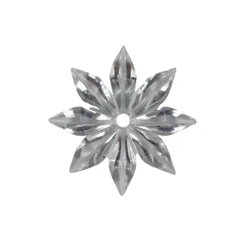 CRL F200 Clear 2" Plastic Star Rosettes