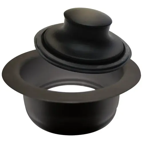 Keeney K5417BLK Flange and Stopper, Brass, Black