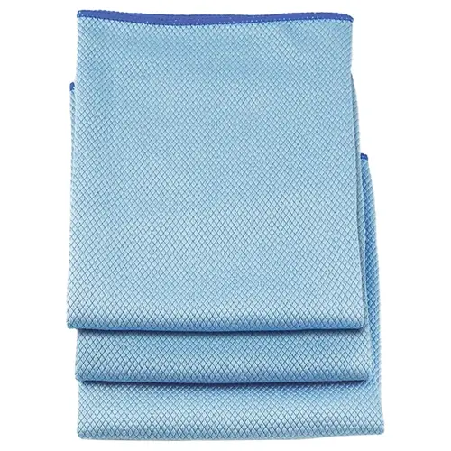 Cleaning Cloth, 18 in L, 18 in W, Microfiber