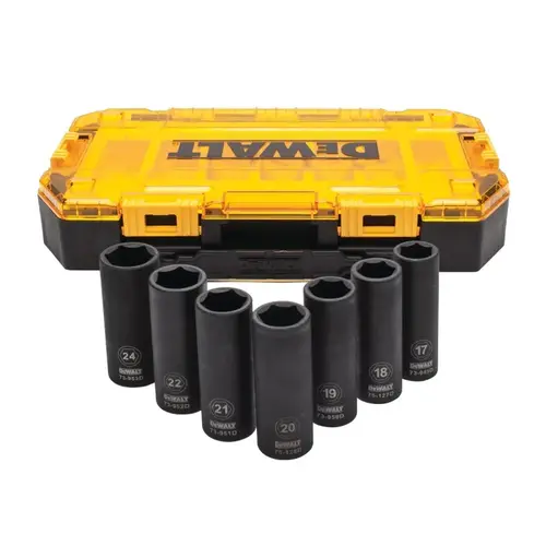 Socket Set, Specifications: 1/2 in Drive Size