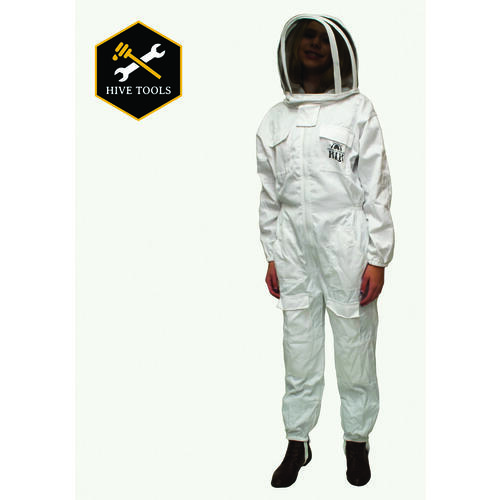 Beekeeping Suit, XL, Zipper Closure, Polycotton
