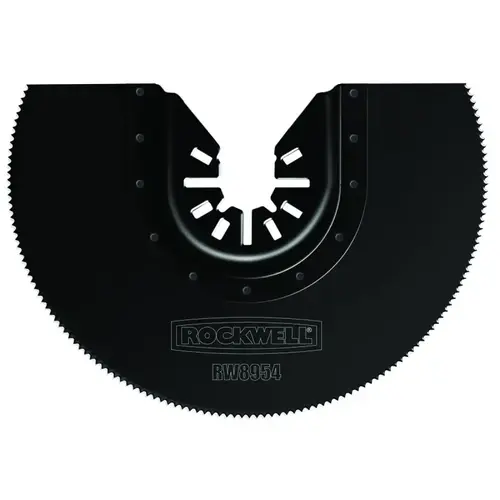Rockwell RW8954 Oscillating Saw Blade, 4 in, Bi-Metal Black