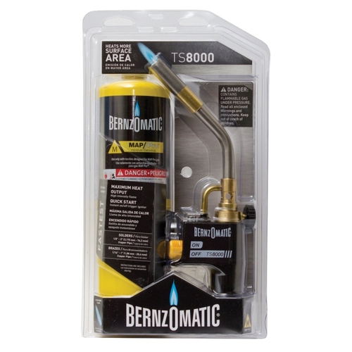 BernzOmatic TS8000BZKC/KC8000-XCP6 Torch Kit, Aluminum - pack of 6